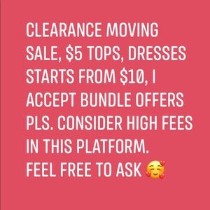 moving sale
